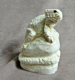 Native Zuni Fossilized Stone Lizard Fetish Carving by Scott Garnaat C3810