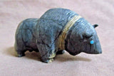 Native Zuni Amazing  Picasso Marble Buffalo Fetish by Farlan and P Quam - C3025
