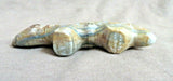 Zuni Amazing Picasso Marble Wolf w Multi-stone inlay Fetish by Jayne Quam C3657