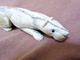 Native Zuni Dendritic Jasper Large Mountain Lion Fetish by Lance Cheama - C1748