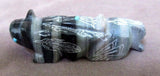 Zuni Banded Serpentine Mt. Lion Fetish w/ Etched Designs by Adrian Cachini C0587