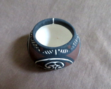 Native Zuni Hand Painted Ceramic Pottery Mini Pot by Ruben Najera P0260