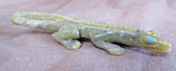 Native Museum Quality Zuni Serpentine Lizard Fetish by Lance Cheama - C1621
